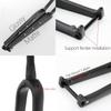 DHNCBGFZ Gravel Road Bike Fork 700C Carbon Fiber Rigid Fork Thru Axle 12X100mm Disc Brake Hard Fork 1-1/8 1-1/2'' Straight/Tapered Tube Front Fork(Matt Black,Straight Tube) view 4