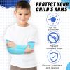 Xuhal 10 Pairs Arm Sleeves for Kids Youth Basketball Football Baseball UV Sun Protection Sports Compression Arm Cover(Frost,Age 8-10) view 3