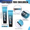 Xuhal 10 Pairs Arm Sleeves for Kids Youth Basketball Football Baseball UV Sun Protection Sports Compression Arm Cover(Frost,Age 8-10) view 4