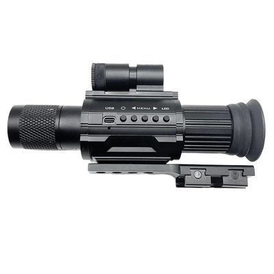 Night Vision Scope with 3X Telescope, All-Metal Design, Day and Night Vision Capability, Ideal for Hunting, Fishing, Hiking and Outdoor Activities, Black