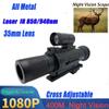 Night Vision Scope with 3X Telescope, All-Metal Design, Day and Night Vision Capability, Ideal for Hunting, Fishing, Hiking and Outdoor Activities, Black view 4