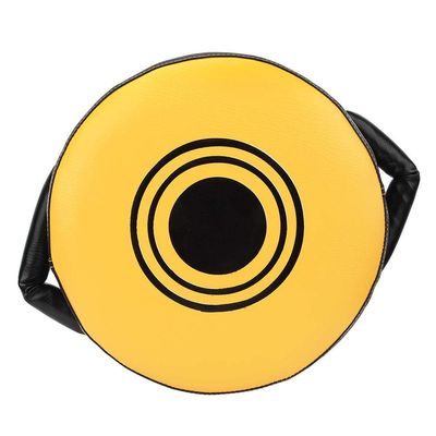 CMJSGG Boxing Training Taekwondo Strength Training Shield Kick Boxing Round Pad Target Sanda Practicing Equipment Target Kick Boxing(Size:Yellow)