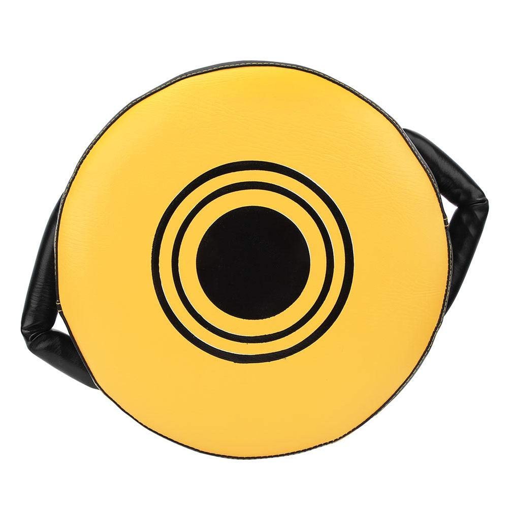 CMJSGG Boxing Training Taekwondo Strength Training Shield Kick Boxing Round Pad Target Sanda Practicing Equipment Target Kick Boxing(Size:Yellow)