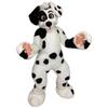 Cute Dalmatian Dog Mascot Costume Adult Size for Men & Women with Built-in Fan Inside the Head view 1