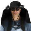 Ayyufe Wide Brim Solar Fan Outdoor Fishing Hat Hats for Men Women & USB Charging,Upf50+ (US, Alpha, One Size, Two Fans -C) view 1