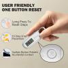 3D Pedometer for Walking with Removable Clip and Carabiner Simple Step Counter for Walking Accurate Clip On Step Tracker for Men Women Kids (White) view 4