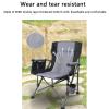 AHDFY Camping Chair, Comfortable Beach Chair, Outdoor Portable Garden Chair, Folding Chair, Fishing Chair, Deck Chairs, Support 300kg, for Outdoor, Picnic, Beach, Garden view 3