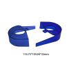 DYNWAVE Bike Chain Cover, Bike Chain Protective Cover, Bicycle Chain Guard for Cycling Outdoor Road Bicycles Riding Bicycling, Blue view 2