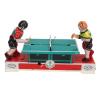Tinplate Table Tennis Player Toy, Clockwork Tinplate Toys, Ornament Wind-Up Metal Toy for Home Decor & Collections view 4