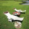 AHDFY Outdoor Deck Chair, Folding Camp Chair, Beach Chairs,Outdoor Portable Garden Chair, with Storage Bag and Pedals, Office Beach Chair, Fishing Chair, for Summer to Go Beach, Sun Bathing view 2