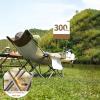 AHDFY Outdoor Deck Chair, Folding Camp Chair, Beach Chairs,Outdoor Portable Garden Chair, with Storage Bag and Pedals, Office Beach Chair, Fishing Chair, for Summer to Go Beach, Sun Bathing view 4