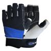 MRX Sailing Gloves for Men & Women - Fishing, Kayak, Rowing, Water Ski, Canoe Paddle Gear - Short Finger Paddling Gloves (Black/Blue, XX-Large) view 3
