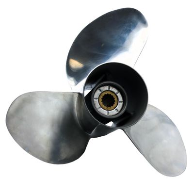 AQUAMAN 14x21 Stainless Outboard Propeller for Suzuki Motor Engine DF90/100/115/140HP,15 Spline Tooth,Left Rotation