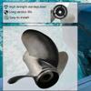 AQUAMAN 14x21 Stainless Outboard Propeller for Suzuki Motor Engine DF90/100/115/140HP,15 Spline Tooth,Left Rotation view 3