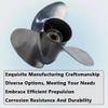 AQUAMAN 14x21 Stainless Outboard Propeller for Suzuki Motor Engine DF90/100/115/140HP,15 Spline Tooth,Left Rotation view 4