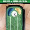CHAMPKEY Professional Hazard Golf Putting Green Come with Golf Putting Gates and Putting Mirror - Progressive Slope Tech and Noise Reduction Tech Golf Putting Mat(LITE Version) view 2