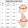 MRX Sailing Gloves for Men & Women - Fishing, Kayak, Rowing, Water Ski, Canoe Paddle Gear - Short Finger Gloves (Black/Red, X-Small) view 2
