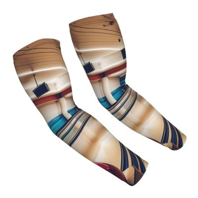 ZhongGuo bowling Printed Compression Arm Sleeves,Cooling Sun Protection Arm Sleeves for Men Women - Outdoor Sports