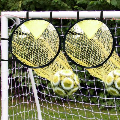 Football Target Net, Easy to Attach and Detach Soccer Goal Target Nets Diameter for Goal Training, 2 Pcs
