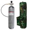 TUXING Universal 3L 4500psi Carbon Fiber Air TankEmpty Bottle with Carrier Bag & Paintball Fill Station with Valve Regulator Gauge for PCP Game view 1