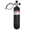 TUXING Universal 3L 4500psi Carbon Fiber Air TankEmpty Bottle with Carrier Bag & Paintball Fill Station with Valve Regulator Gauge for PCP Game view 3