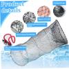 Nicedeal Minnow Trap,2Pcs Crawfish Trap 11.8x25.2'' Minnow Trap Foldable Crawdad Trap Portable Crab Cage Net, Fish Trap for Minnow, Crawfish, Shrimp, Lobster, Bait,Fish Trap view 2