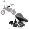 Set of Children Saddle Seat Foot Pedals Bicycle Saddle Child Ebike Seats for F - Wheel DYU D3F 14 Inch Mini Folding Electric Bike - Toddler Bike Seat for Children 2~6 Years view 1