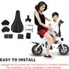 Set of Children Saddle Seat Foot Pedals Bicycle Saddle Child Ebike Seats for F - Wheel DYU D3F 14 Inch Mini Folding Electric Bike - Toddler Bike Seat for Children 2~6 Years view 2