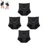 NLIADVY Mellycharm Lacyfit - Silky Comfort High Waist Hiplift Panties,Lace Tummy Control Butt Lift Panties (4PCS-A,XL(65-80KG)) view 1