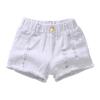 KAGAYD Stretch Ripped Denim Jean Shorts for Kids Boys Distressed Denim Washed Jean Shorts for Girls (White, 6-7 Years) view 1
