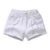 KAGAYD Stretch Ripped Denim Jean Shorts for Kids Boys Distressed Denim Washed Jean Shorts for Girls (White, 6-7 Years) view 3