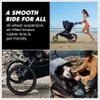 Baby Jogger Bike Trailer - Compatible with City Prix Jogging Stroller, All-Wheel Suspension & Front-Wheel Swivel for Smooth Rides, Seatback and Under-Seat Storage, and Mesh Covering view 4