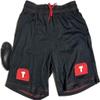 NineFit Basics Boy's Loose Fit Ice Hockey Mesh Jock Shorts with Cup (Junior-M)(Sizes run big) Black, Medium view 1