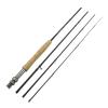 1.98M 2.1M 2.4M 2.7M Telescopic Carbon 4 Sections Fly Fishing Rod Fast Action Freshwater Fly Rods for Trout Salmon Fishing Portable Sea Pole(Size:2.4Meters(8.0FT)) view 1