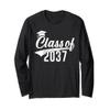 Class of 2037 Grow With Me Kindergarten K-12 Class of 2037 Long Sleeve T-Shirt view 1