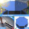 ZGSYH Trampoline Sunshade Cover,New 8ft 10ft 12ft 14ft 16ft Sun-Protection Trampolines Canopy,Waterproof Oxford Trampoline Canopy Accessories for Backyard Playground(Size:16FT -12 Poles) view 3