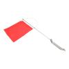AOWINHIT Stainless Steel Marine Mast Flag Wind Indicator, Sailboat Yacht Mast Mount Red Boat Flag for Monotype Sailing (140x120mm / 5.51x4.72 in) view 2