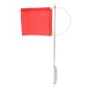 AOWINHIT Stainless Steel Marine Mast Flag Wind Indicator, Sailboat Yacht Mast Mount Red Boat Flag for Monotype Sailing (140x120mm / 5.51x4.72 in) view 4