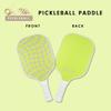 Sonix | Premium Pickleball Paddle | Fiberglass Surface, Non-Slip Cushion Grip | Single Pickle Ball Racket | Checkered Chartreuse | Checkmate Green view 2
