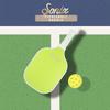 Sonix | Premium Pickleball Paddle | Fiberglass Surface, Non-Slip Cushion Grip | Single Pickle Ball Racket | Checkered Chartreuse | Checkmate Green view 3