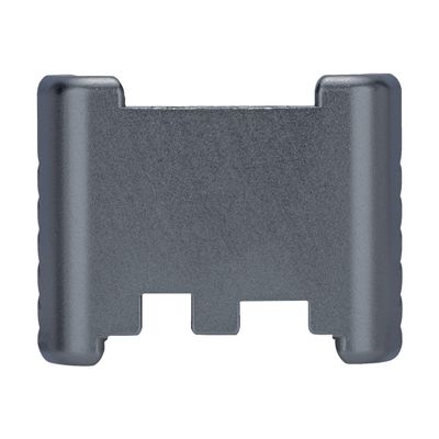 NDZ Performance Aluminum Slide Racker Back Plate for Glock 43 43X 48  Improved Slide Grip, Laser Engraved, Gray  Plain