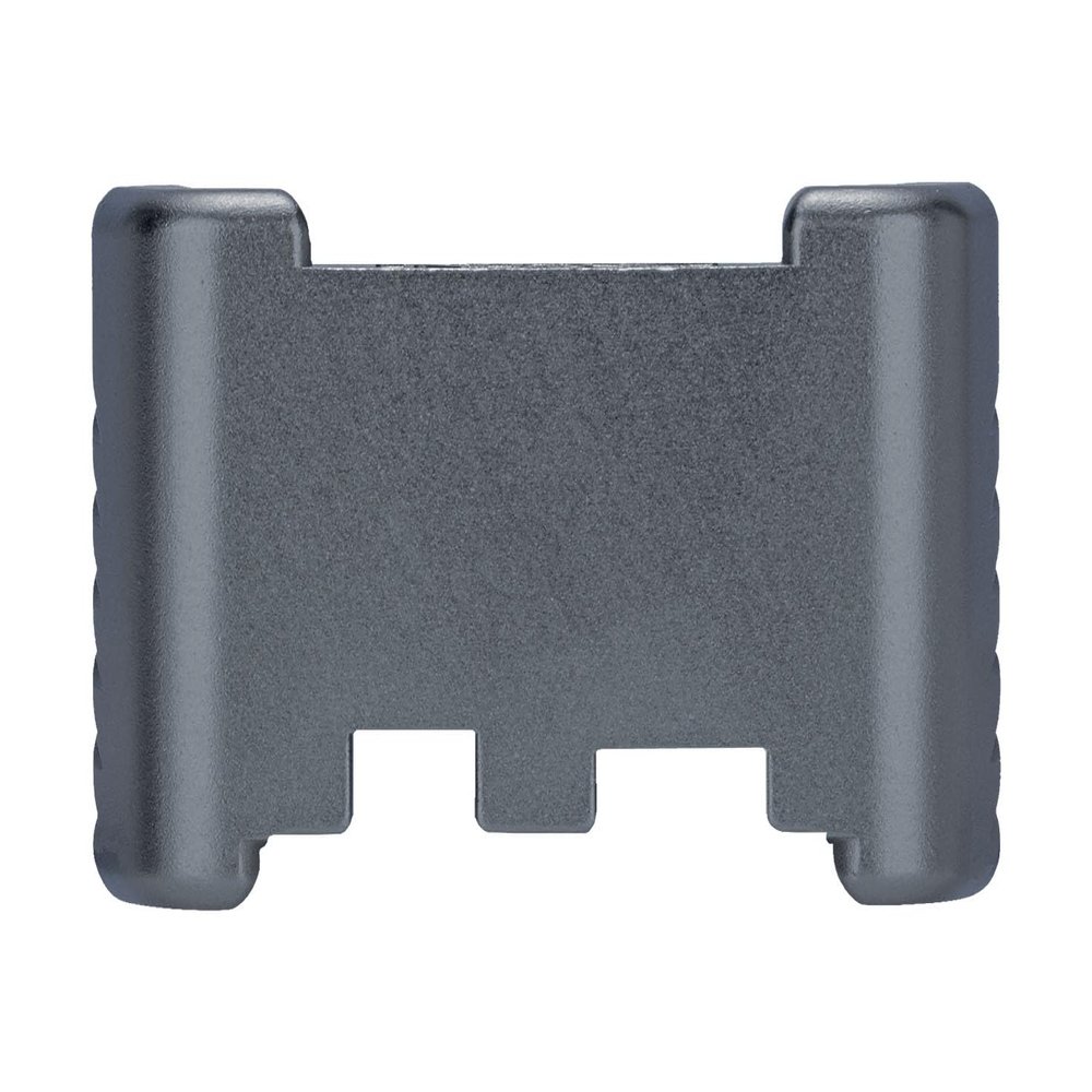 NDZ Performance Aluminum Slide Racker Back Plate for Glock 43 43X 48  Improved Slide Grip, Laser Engraved, Gray  Plain