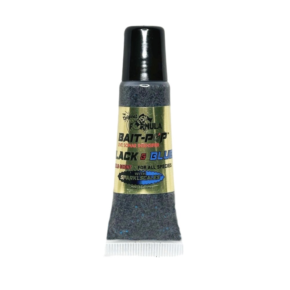 bait-pop Bait Pop Black & Blue - Live Sonar Intensifier Scented Sparklscales .5oz Tube