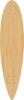 Bla.nk H7 Lb Pintail Skateboard Deck -9.5x39.4 Natural - Assembled AS Complete Skateboard view 1