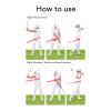 Alomejor Swing Turn Training Belt Aid for Long Lasting Use Various Swing Exercise Methods with Multifunctional Design for Improved Techniques (Red) view 4