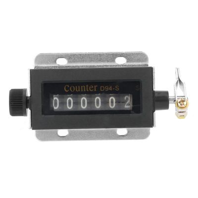 CFTGIW Counter D94-S 6 Digit Resettablehanical Pulling Counter 0-999999 Hanical Counter