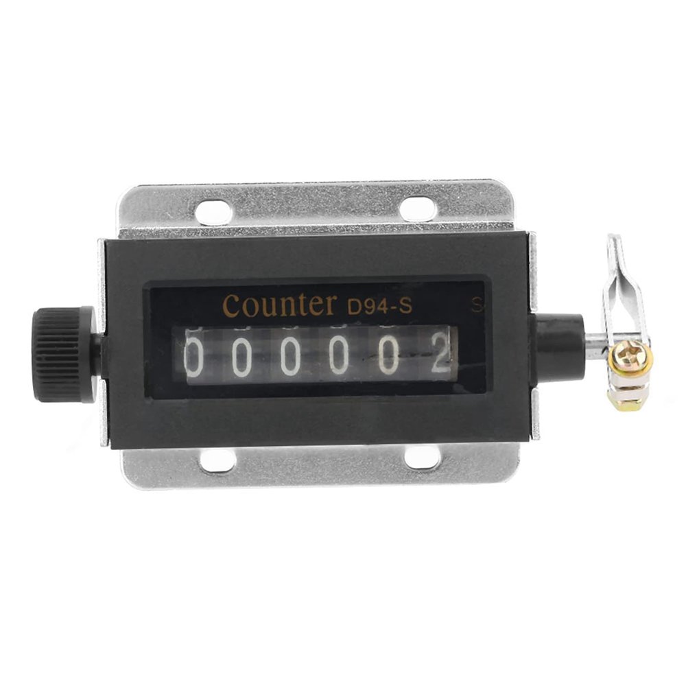 CFTGIW Counter D94-S 6 Digit Resettablehanical Pulling Counter 0-999999 Hanical Counter