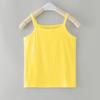 Betadog Girls' Undershirt Girls' Cotton Tank Tops Camisoles Toddler Kids Cotton Undershirts for (Yellow, 6-7 Years) view 2