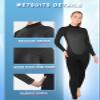 REALON Full Wetsuit Mens Womens 4/3mm Neoprene Diving Scuba Triathlon Wet Suits Cold Water Keep Warm Back Zipper Long Sleeve Thermal Swimsuit view 2
