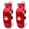 Tactical Molle Tourniquet Holster & Shear Holder Pouch Molle Compact Tourniquet Holder (Red 2 PCS) view 1